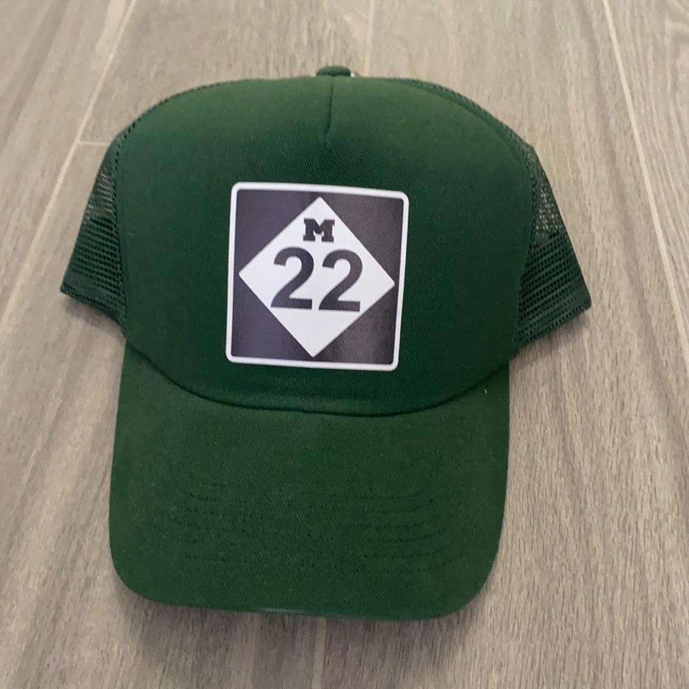 Green M22 Trucker hat